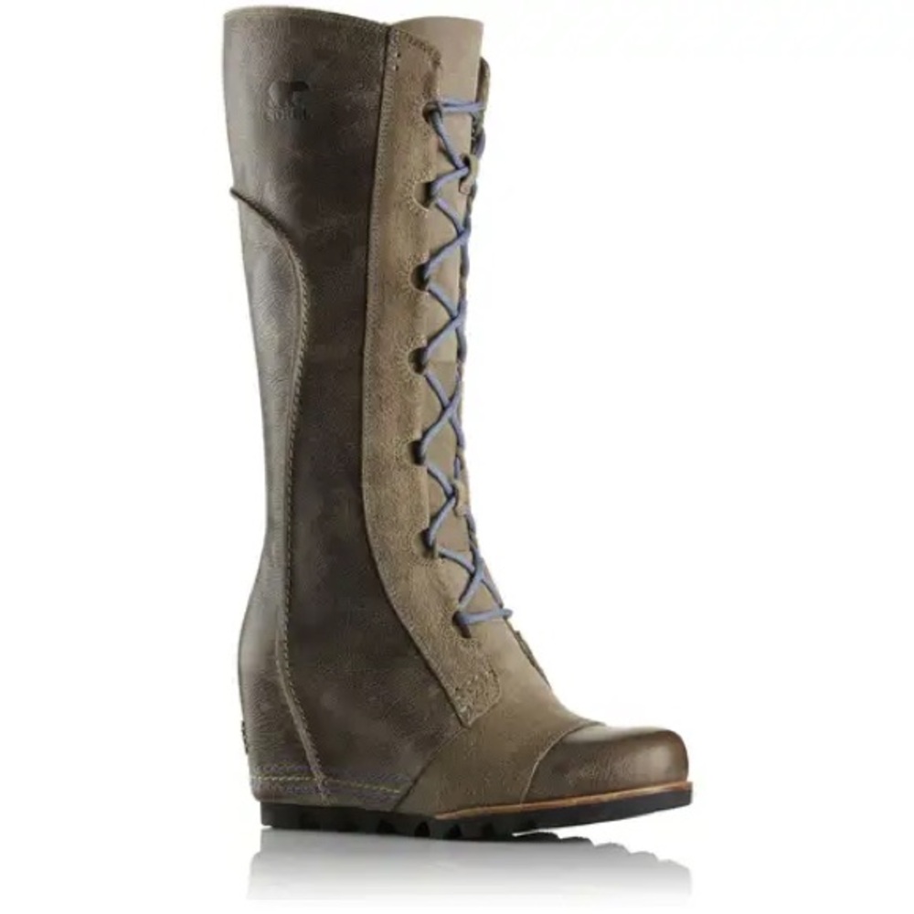 Sorel | Cate the Great Wedge Boot in Pebble